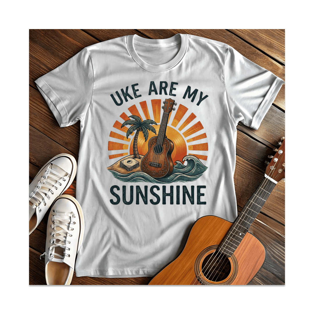 Printify T-Shirt White / S Uke Are My Sunshine T-Shirt