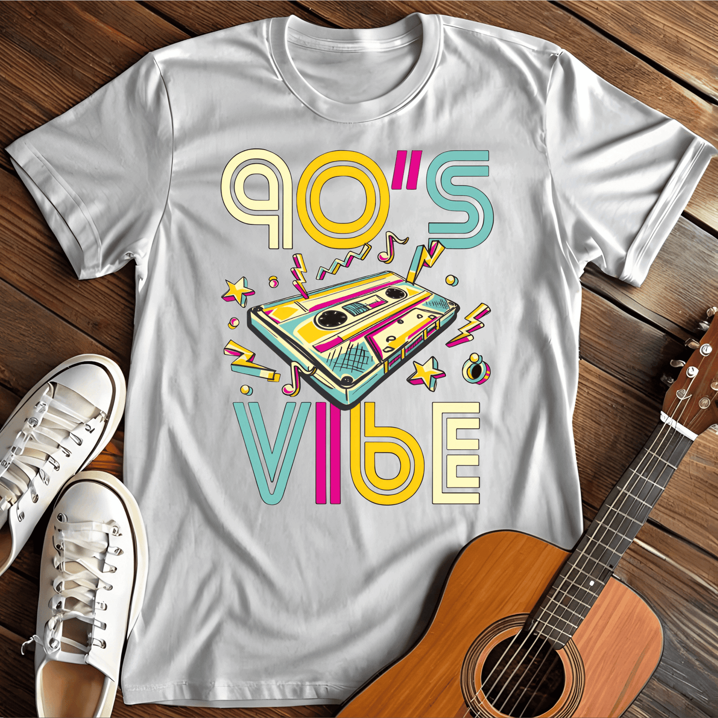 ⭐️⭐️⭐️⭐️⭐️ T-Shirt White / S Vibe T-Shirt