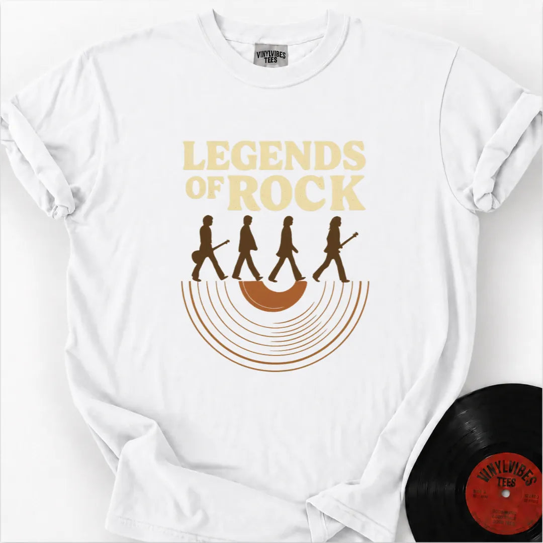 Printify T-Shirt White / S Vinyl Crosing Premium T-Shirt