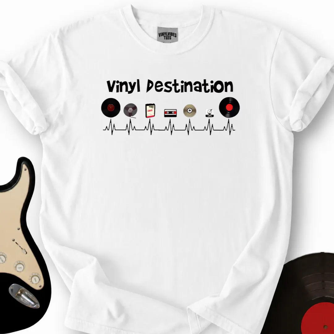 Printify T-Shirt White / S Vinyl Destination T-Shirt