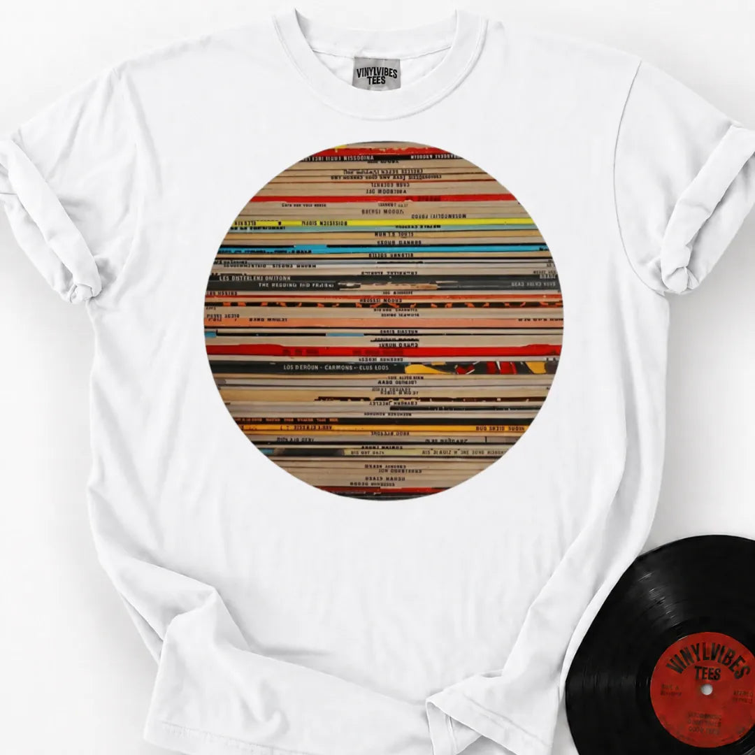 Printify T-Shirt White / S Vinyl Globe Premium T-Shirt