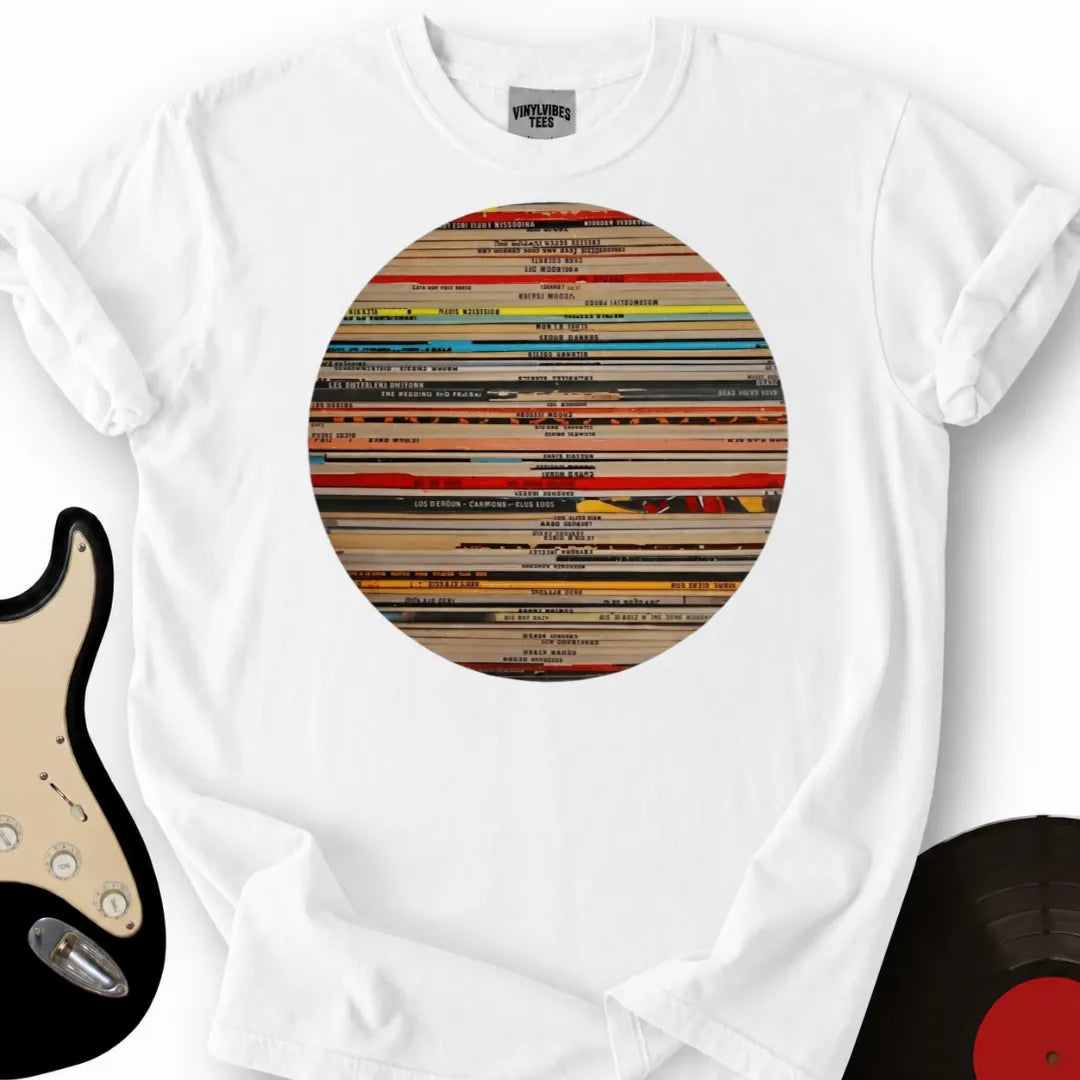 Printify T-Shirt White / S Vinyl Globe T-Shirt