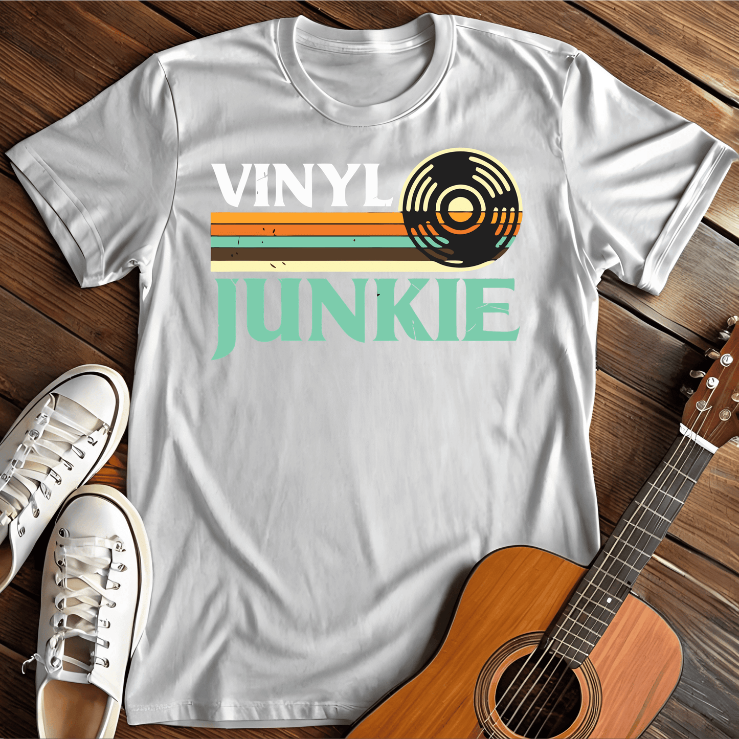 ⭐️⭐️⭐️⭐️⭐️ T-Shirt White / S Vinyl Junk T-Shirt