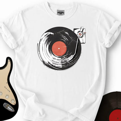 Printify T-Shirt White / S Vinyl Wave T-Shirt