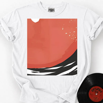 Printify T-Shirt White / S Vinyl Wave T-Shirt