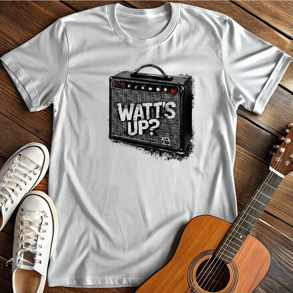 Printify T-Shirt White / S Watt S Up T Shirt