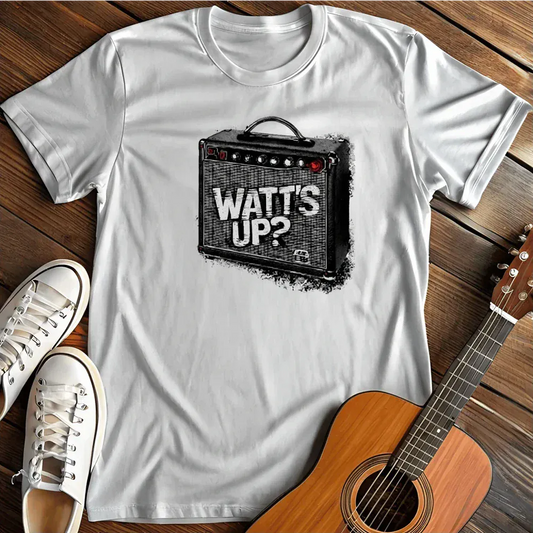 Printify T-Shirt White / S Watt S Up T Shirt