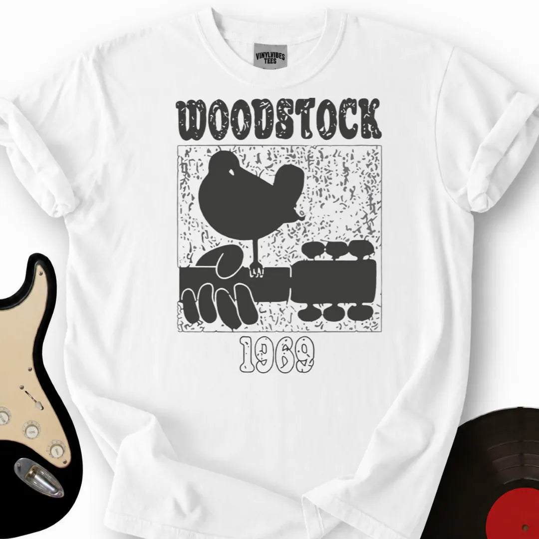Printify T-Shirt White / S Woodstock T-Shirt