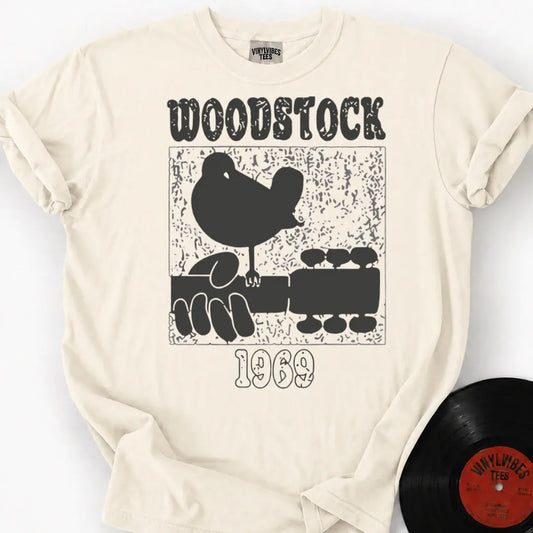 Printify T-Shirt Ivory / S Woodstock Premium T-Shirt